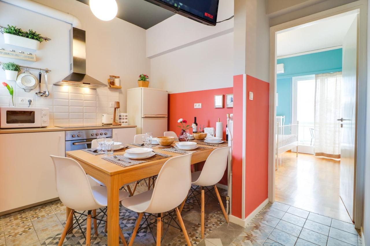 Spacious Central Flat☆3Min To Metro☆Ac|Netflix|Pc Athens Exterior photo