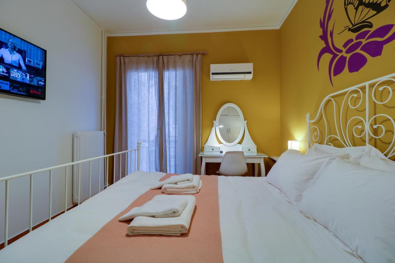 Spacious Central Flat☆3Min To Metro☆Ac|Netflix|Pc Athens Exterior photo